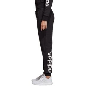 Adidas Black Slim Fit Sweatpants W/ White Logo Size XS